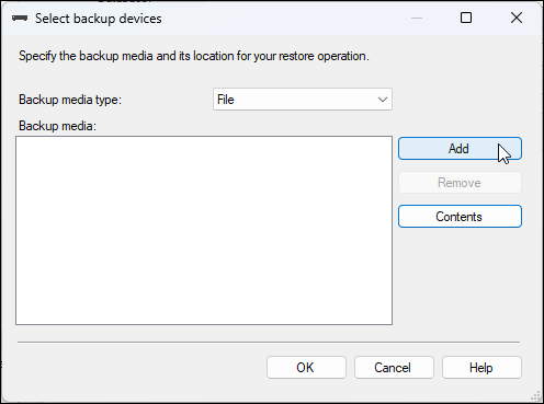 Add device File Button