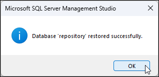 Restore DB