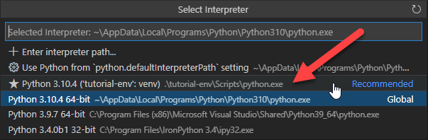 Python-VENV-Select-Interpreter