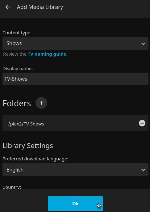 Jellyfin-Setup-Add-TV-Media-Finished