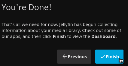 Jellyfin-Setup-Finished