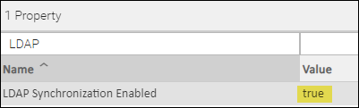 LDAP Sync Enabled