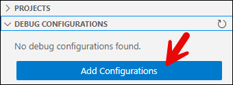 DebugConfigurations AddConfigurations