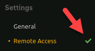 Remote Access Connected