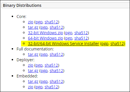 Download Service Installer