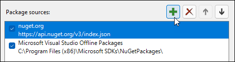 Add NuGet Package Source