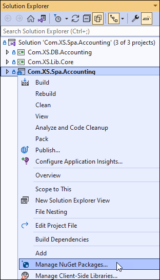 Launch NuGet Package Explorer